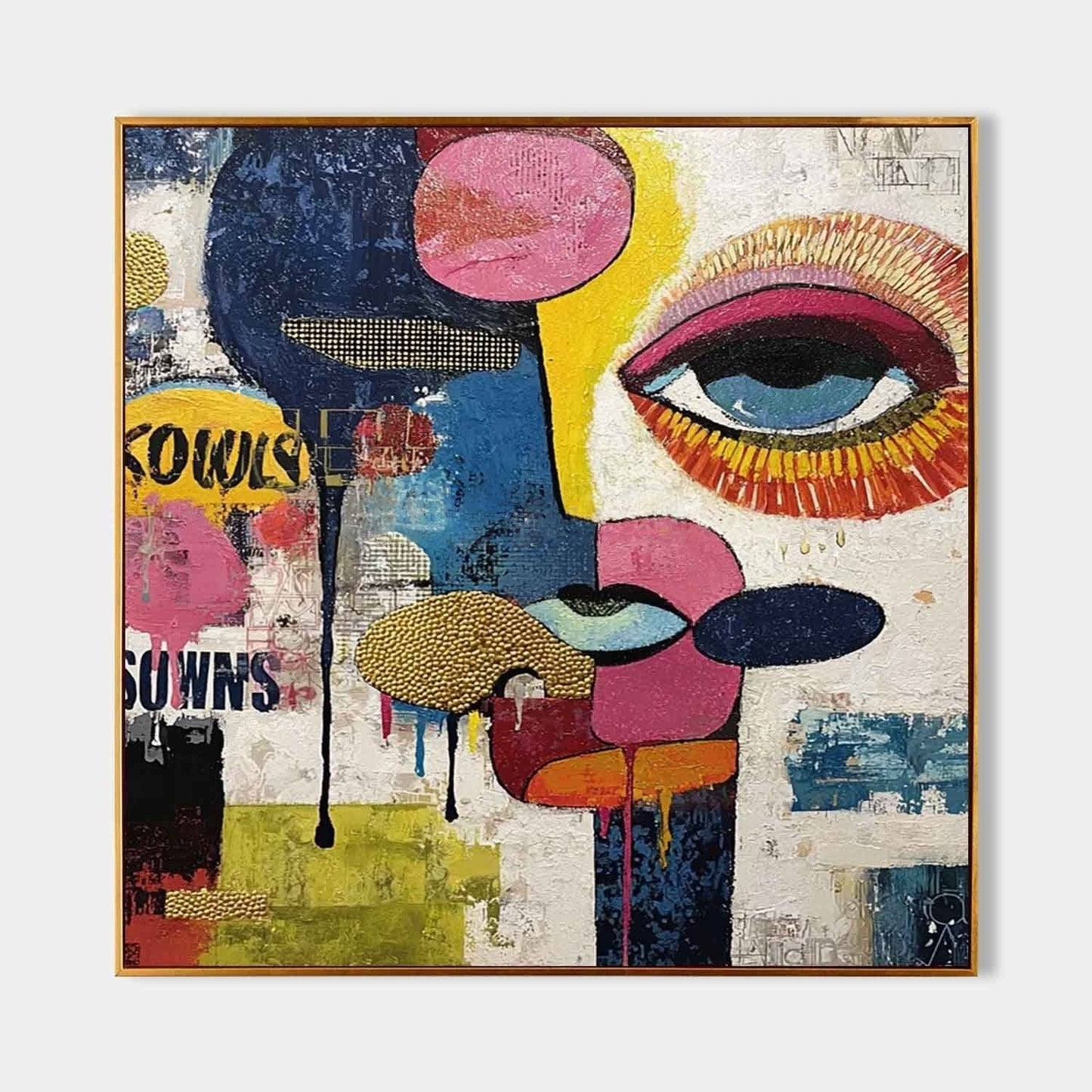 Abstract Graffiti Painting KS0012 - Viral Wall Art